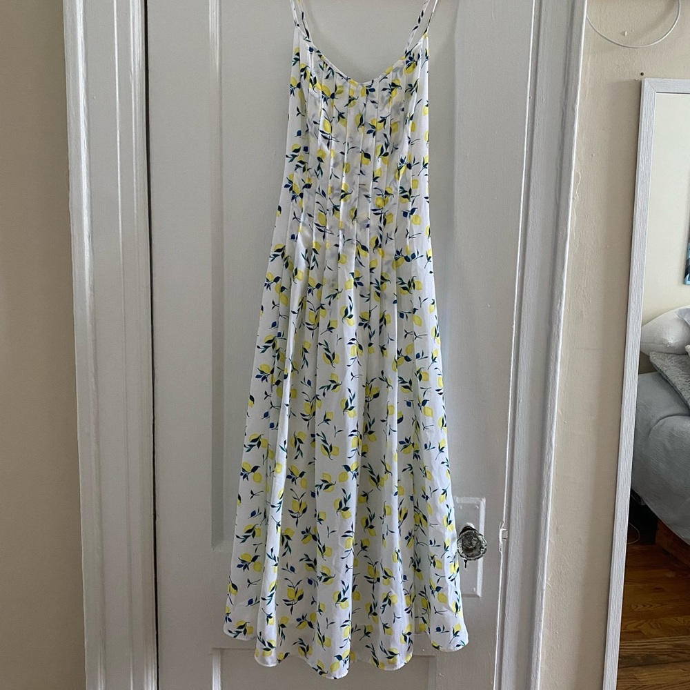 Banana Republic lemon print dress, NWT, Size 0